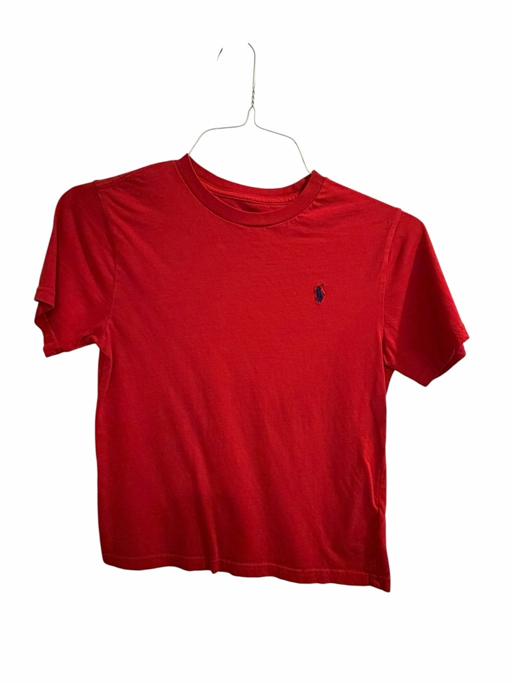 Polo by Ralph Lauren Boys Red Crewneck Short Sleeve T-Shirt